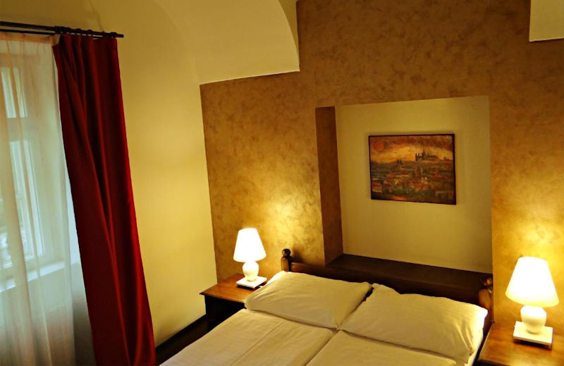 Dobbeltværelse på Hotel U Krize i Prag
